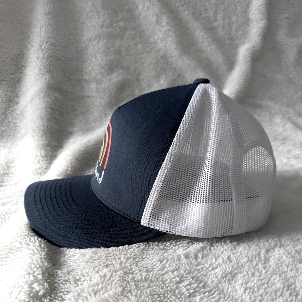 Navy and White 'Be Kind' Trucker Hat - Picture 5 of 7